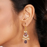 22k Gold Plated Teej Tvarika Pendant Set