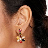 22k Gold Plated Teej Rangmala Choker Set