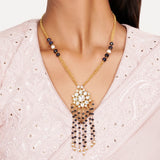 22k Gold Plated Teej Zarika Pendant Set