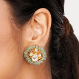 22k Gold Plated Teej Spatika Choker Set