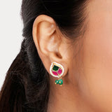 22k Gold Plated Teej Kanchuki Choker Set