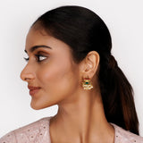22k Gold Plated Teej Ghera Earring