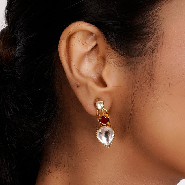 22k Gold Plated Teej Manira Earring