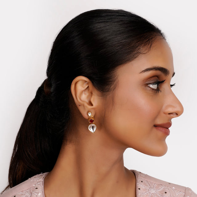 22k Gold Plated Teej Manira Earring