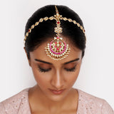 22k Gold Plated Teej Kalasya Tikka