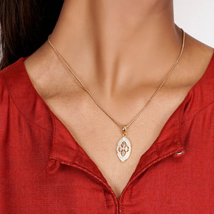 22k Gold Plated Manjira Pendant Set