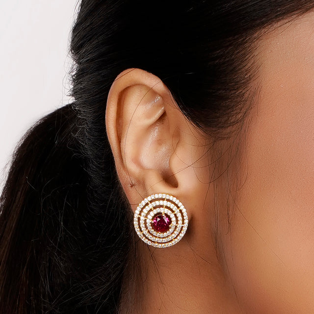 22k Gold Plated Prabha Pendant Set