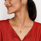 22k Gold Plated Neera Pendant Set