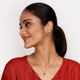 22k Gold Plated Neera Pendant Set