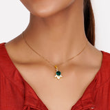 22k Gold Plated Harita Pendant Set