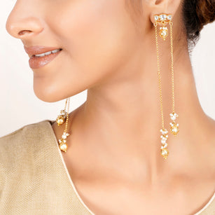 22k Gold Plated Kaani Kanira Earring