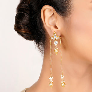22k Gold Plated Kaani Svara Earring