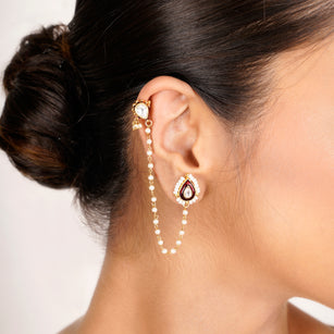 22k Gold Plated Kaani Rasika Earring