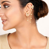 22k Gold Plated Kaani Mrinala Earring