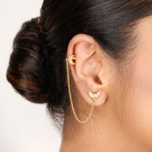 22k Gold Plated Kaani Aariza Earring