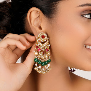 22k Gold Plated Divyam Ravira Earring