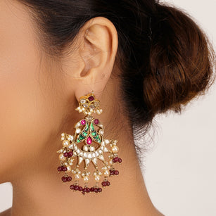 22k Gold Plated Divyam Nairika Earring