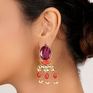 22k Gold Plated Divyam Vianya Earring