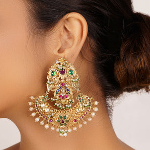 22k Gold Plated Divyam Kaviri Earring
