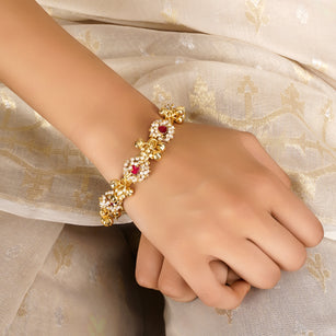 22k Gold Plated Divyam Vayra Bangle