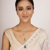 22k Gold Plated Divyam Saruni Necklace