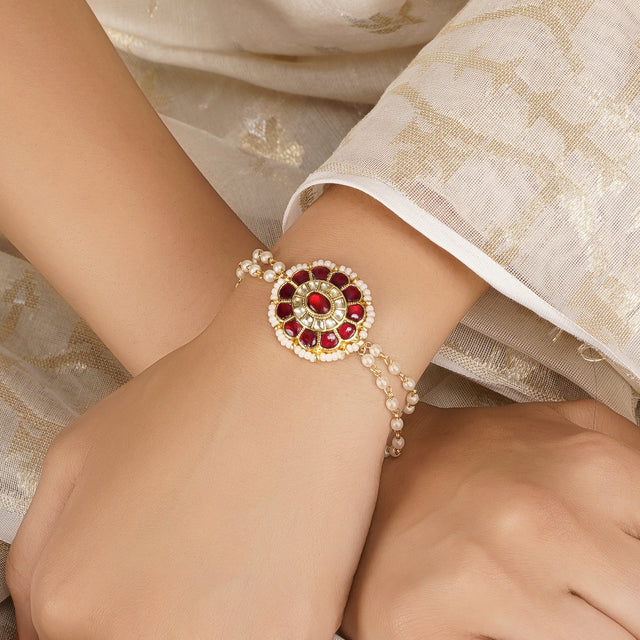 22k Gold Plated Divyam Juvina Bangle