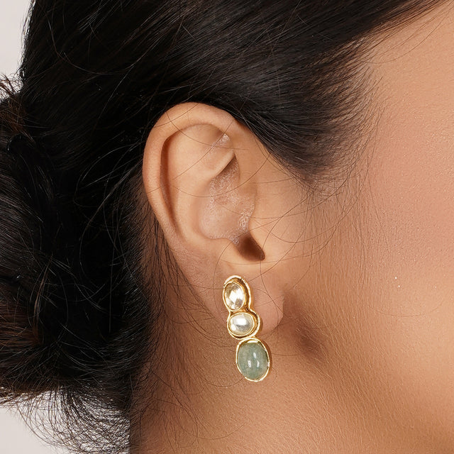 22k Gold Plated Divyam Omita Necklace Set