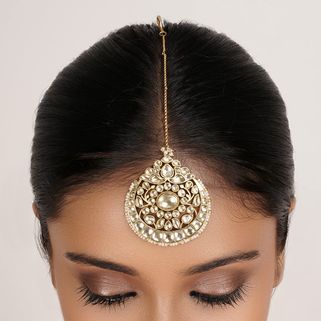 22k Gold Plated Divyam Pavika Tikka