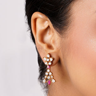 22k Gold Plated Sankranti Divija Earring