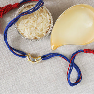 22k Gold Plated Rakhi Indu Rakhi