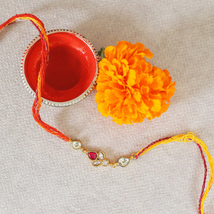 22k Gold Plated Rakhi Ratna Rakhi