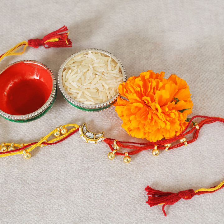 22k Gold Plated Rakhi Kalash Rakhi