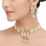 KANTHI KUNDAN SAANVI CHOKER SET