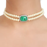KANTHI ZIRCON OSHA CHOKER SET
