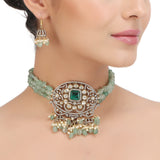 KANTHI ZIRCON KRITI CHOKER SET