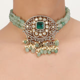 KANTHI ZIRCON KRITI CHOKER SET