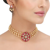KANTHI KUNDAN ESHANA CHOKER SET