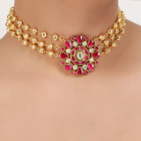 KANTHI KUNDAN ESHANA CHOKER SET