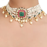 KANTHI KUNDAN KRIS CHOKER SET