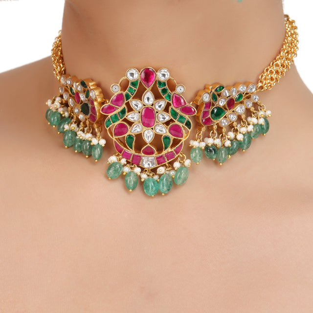 KANTHI KUNDAN ANNIKA CHOKER SET