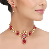 KANTHI KUNDAN ANCY CHOKER SET