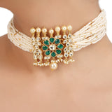 KANTHI KUNDAN DAINA CHOKER SET