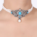 KANTHI ZIRCON SARAH CHOKER SET
