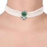 KANTHI ZIRCON PUSHTI CHOKER SET