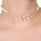 KANTHI ZIRCON AVNI CHOKER SET