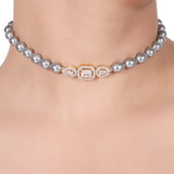KANTHI  ZIRCON NETRA CHOKER SET
