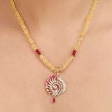 CHAKRIKA RADHYA PENDANT SET