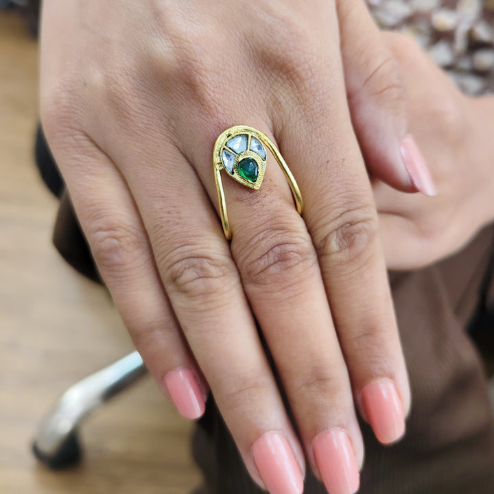 22k Gold Plated Noorja Noor Ring