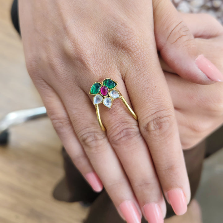 22k Gold Plated Noorja Meher Ring