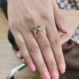 22k Gold Plated Noorja Gul Ring